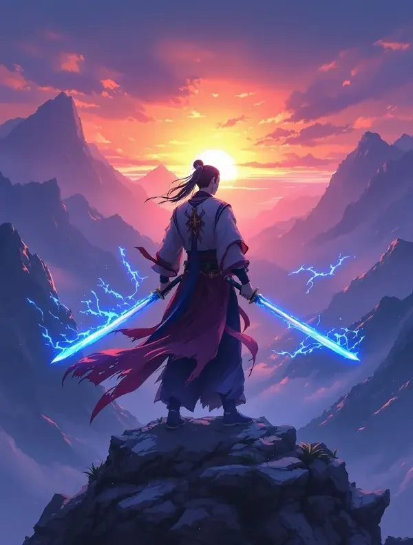 剑啸九天 - 热血武侠动漫封面